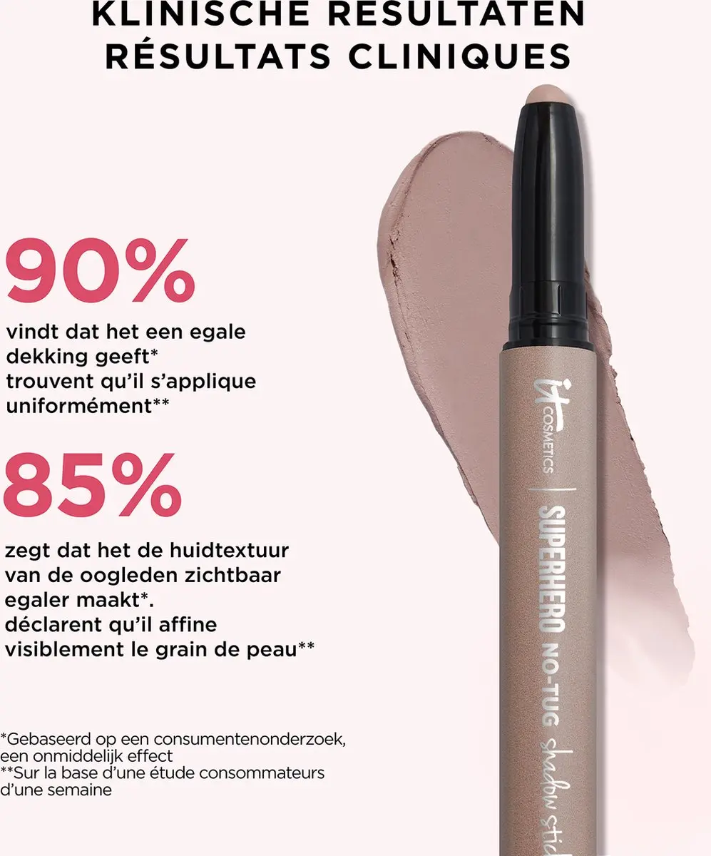 IT Cosmetics Superhero No-Tug Eyeshadow Stick Bare Brave