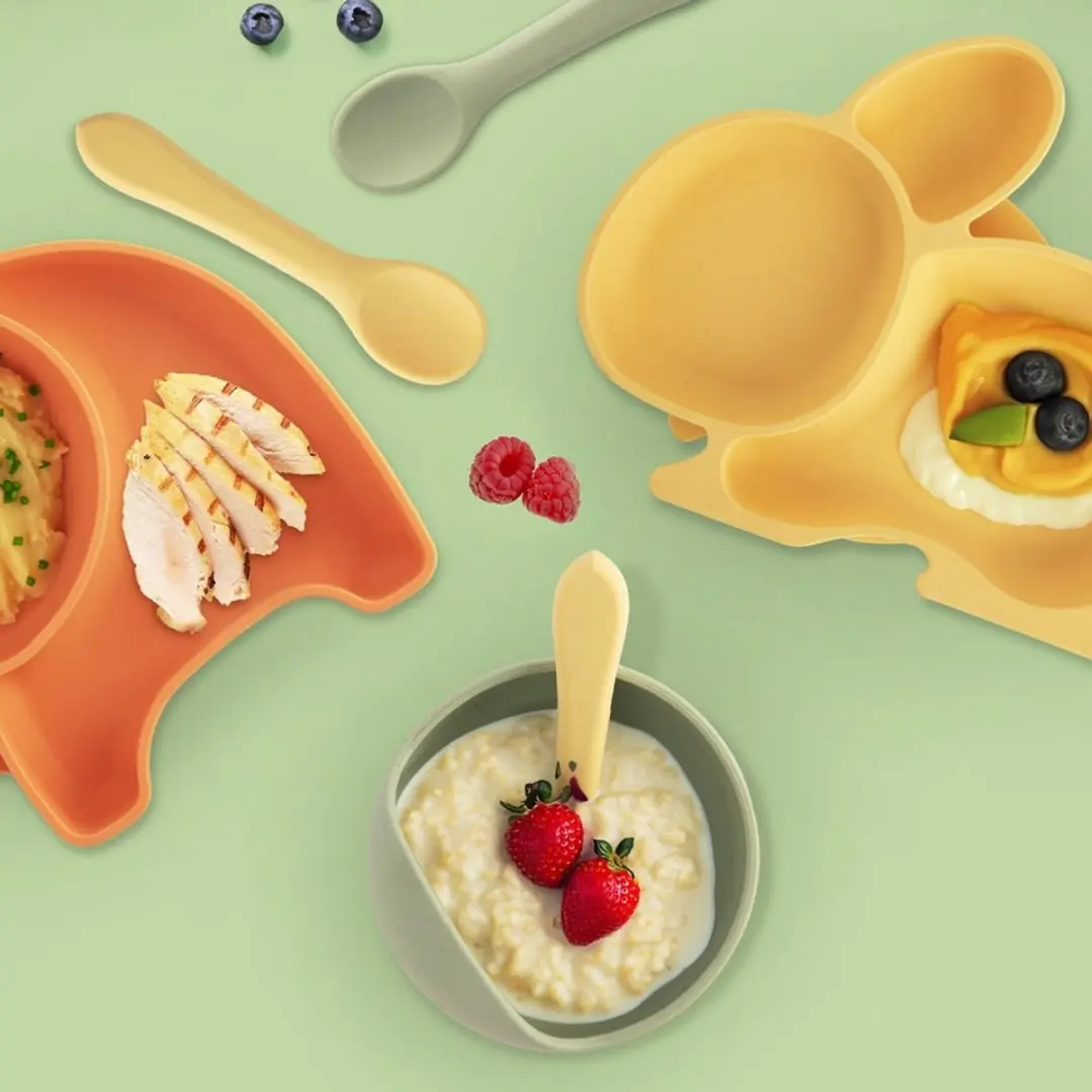 Orion Silicoon Kinderlepel 14cm - Geel