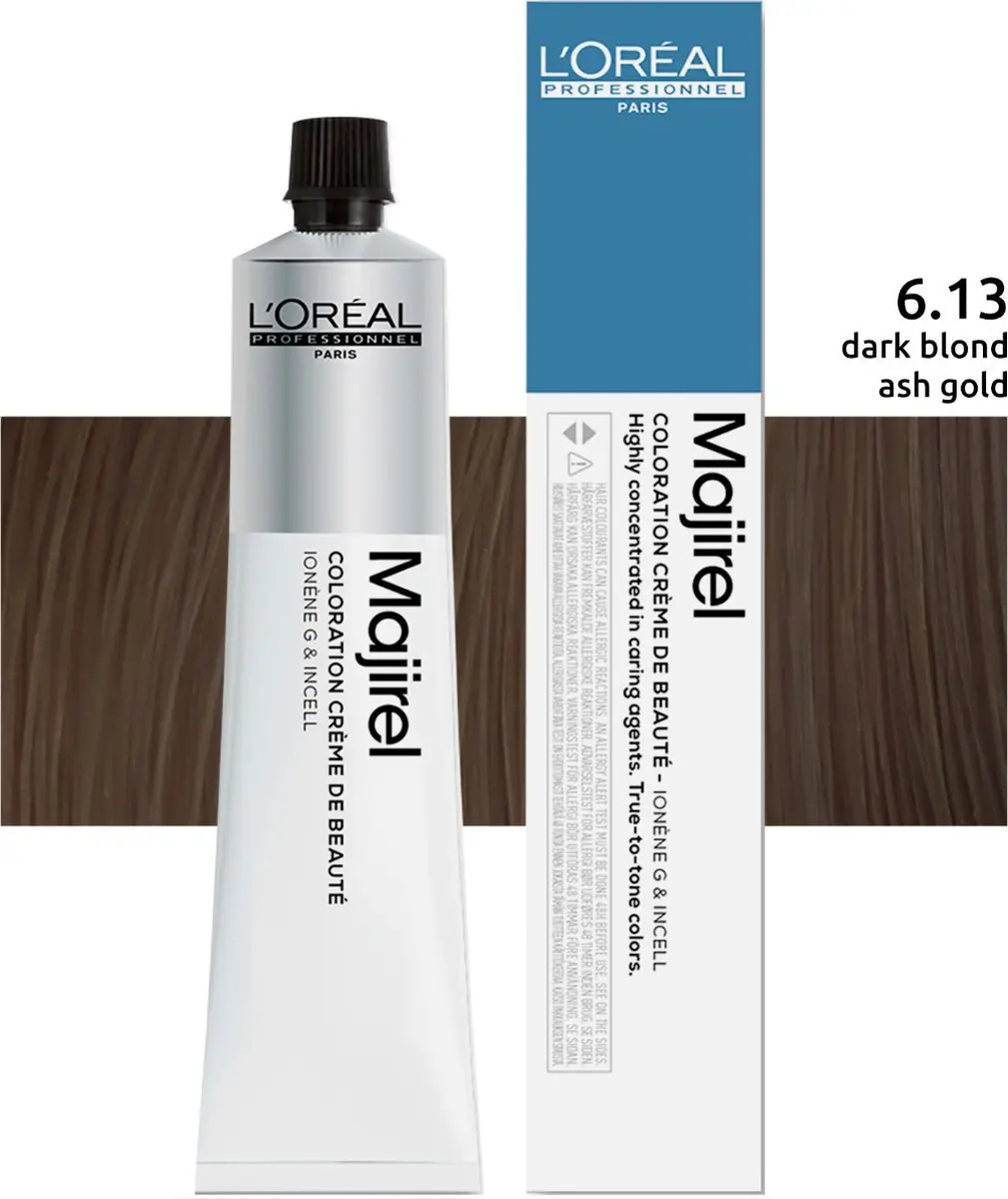 L'Oréal Paris Majirel 6.13 Permanent Haarkleuring 50ml