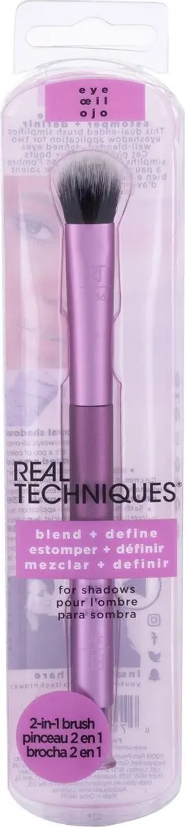 Real Techniques Dual Ended Brush Blend & Define - Paars