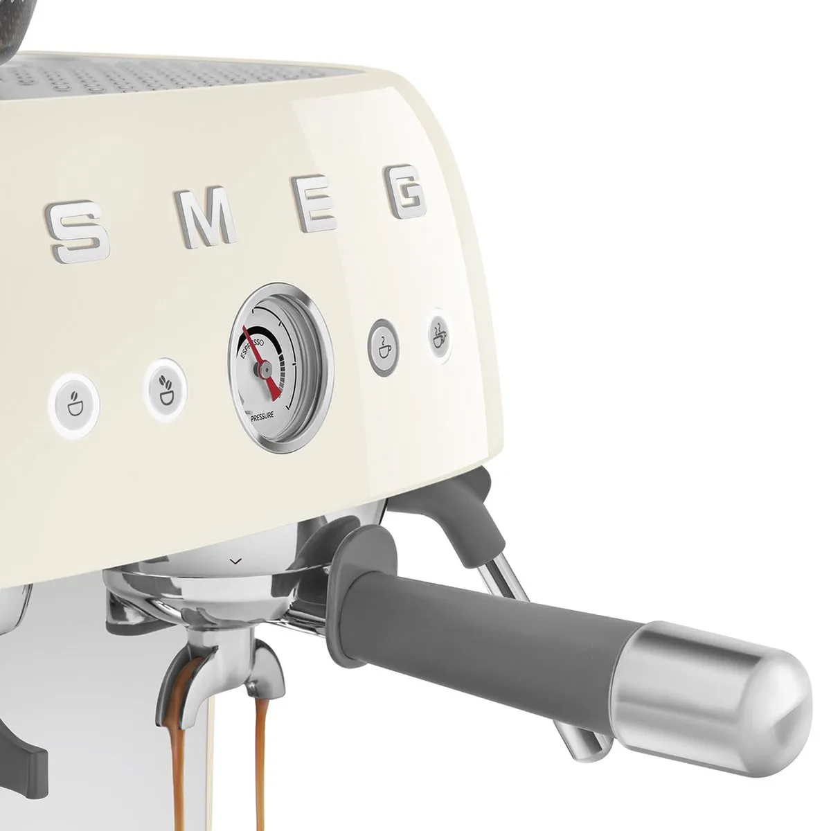 Smeg EGF03CREU Espressomachine met bonenmaler - 1650W - 2.4L - Crème