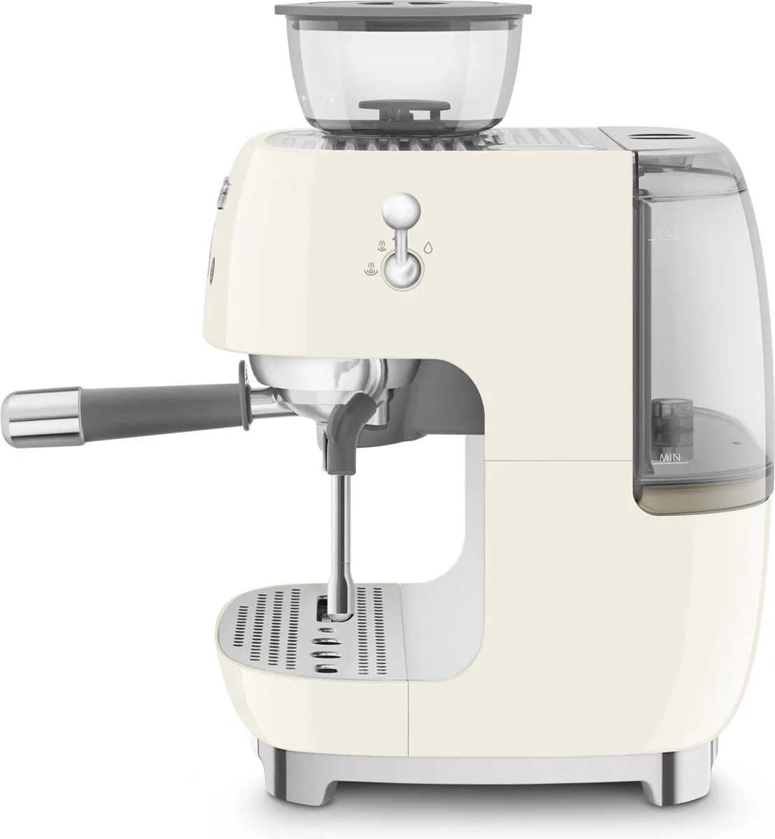 Smeg EGF03CREU Espressomachine met bonenmaler - 1650W - 2.4L - Crème