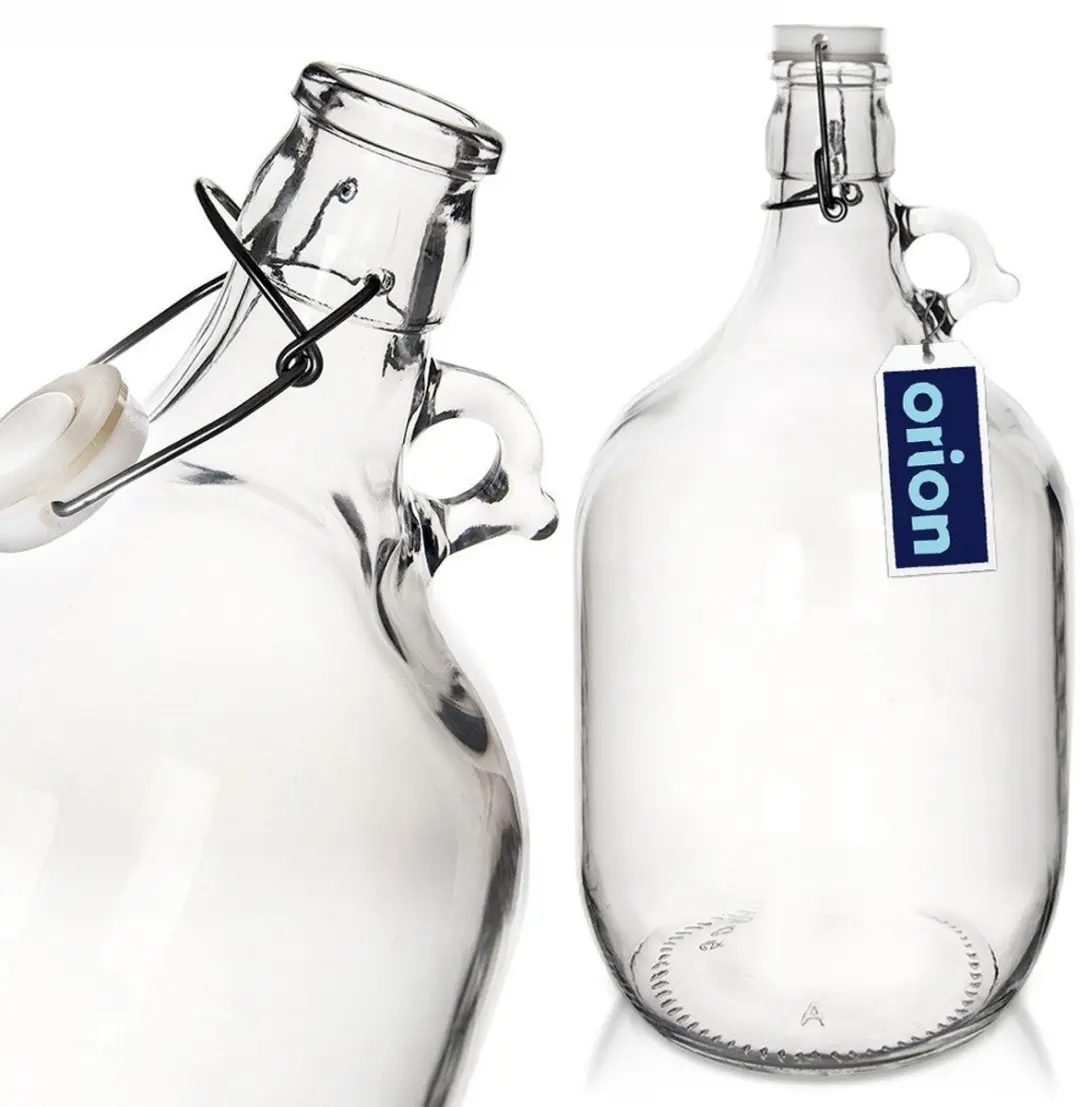 Orion Glazen Fles Gâsior 5L - Luchtdicht Transparant