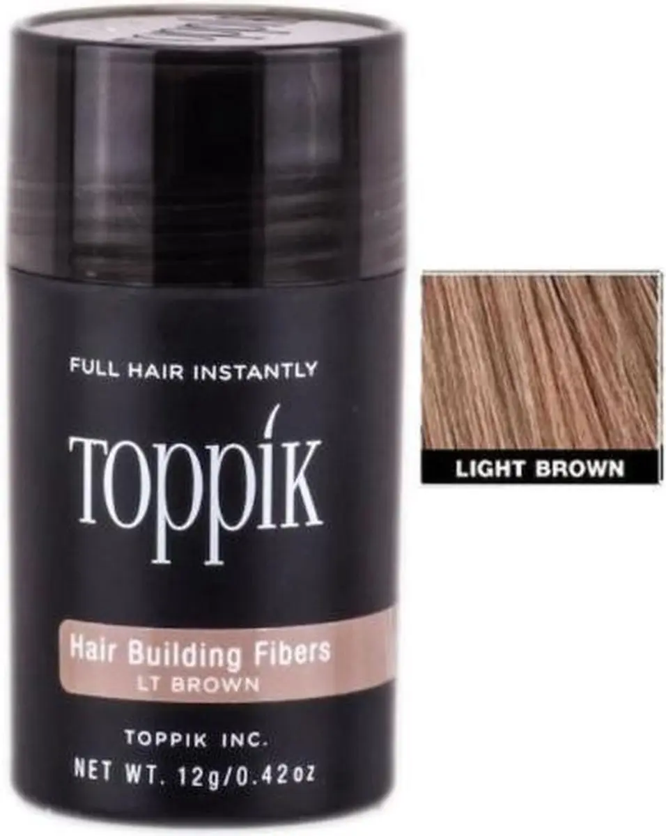Toppik Haarpowder Volume Licht Bruin 100ml