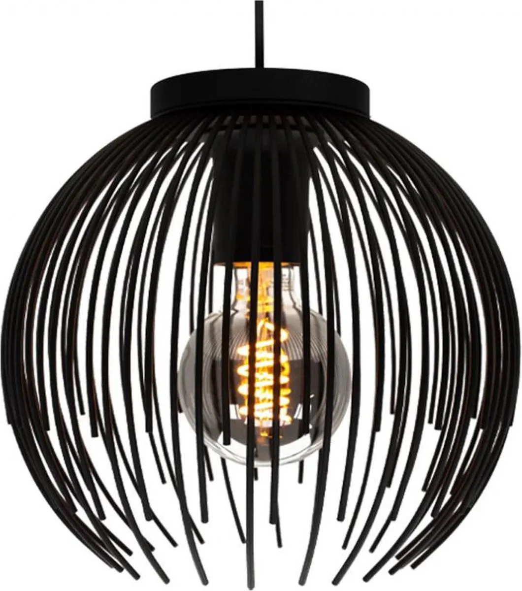 Eglo Venezuela-A Hanglamp E27 - 3 Lichthoorns - Zwart