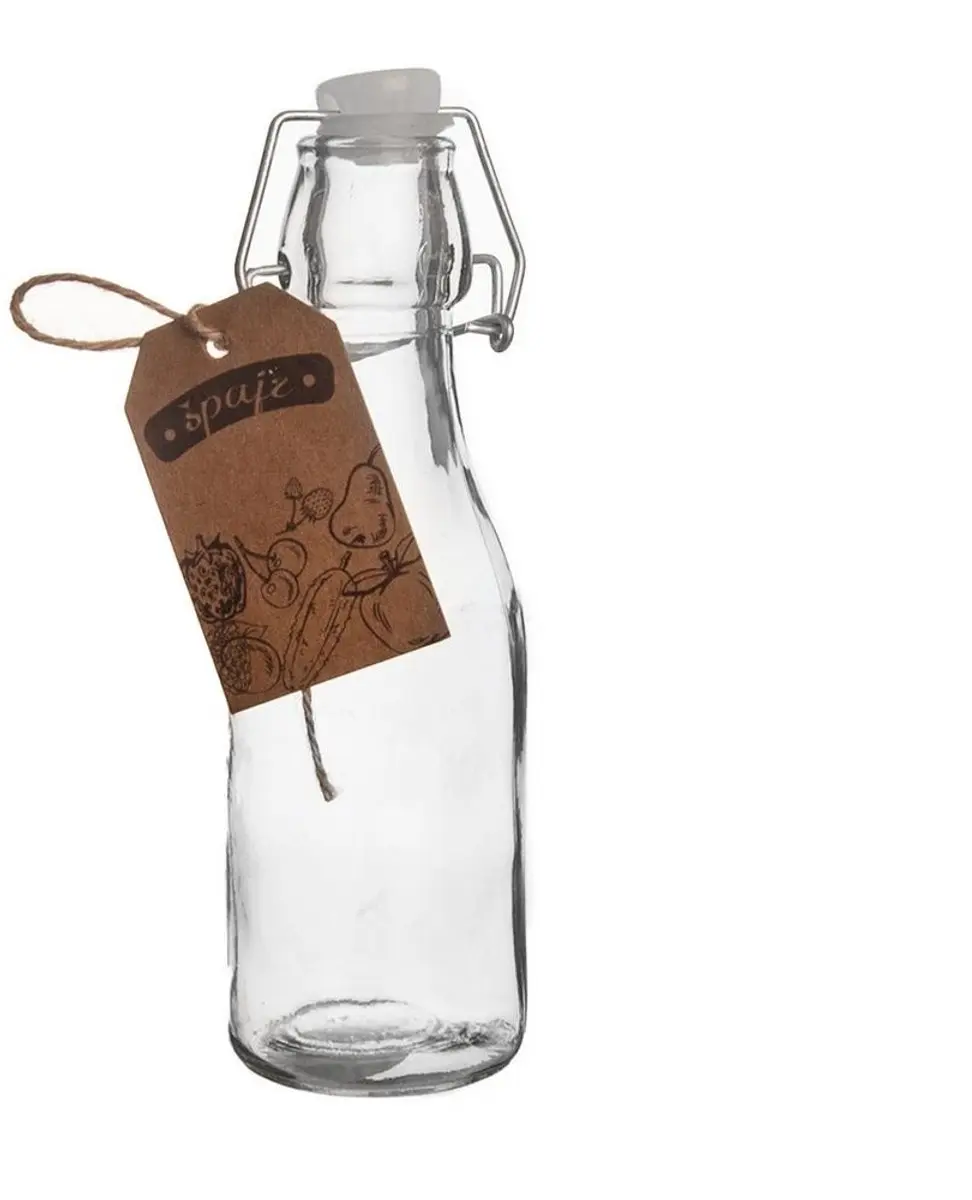 Orion Retro Serie Glazen Fles 290ml - Transparant