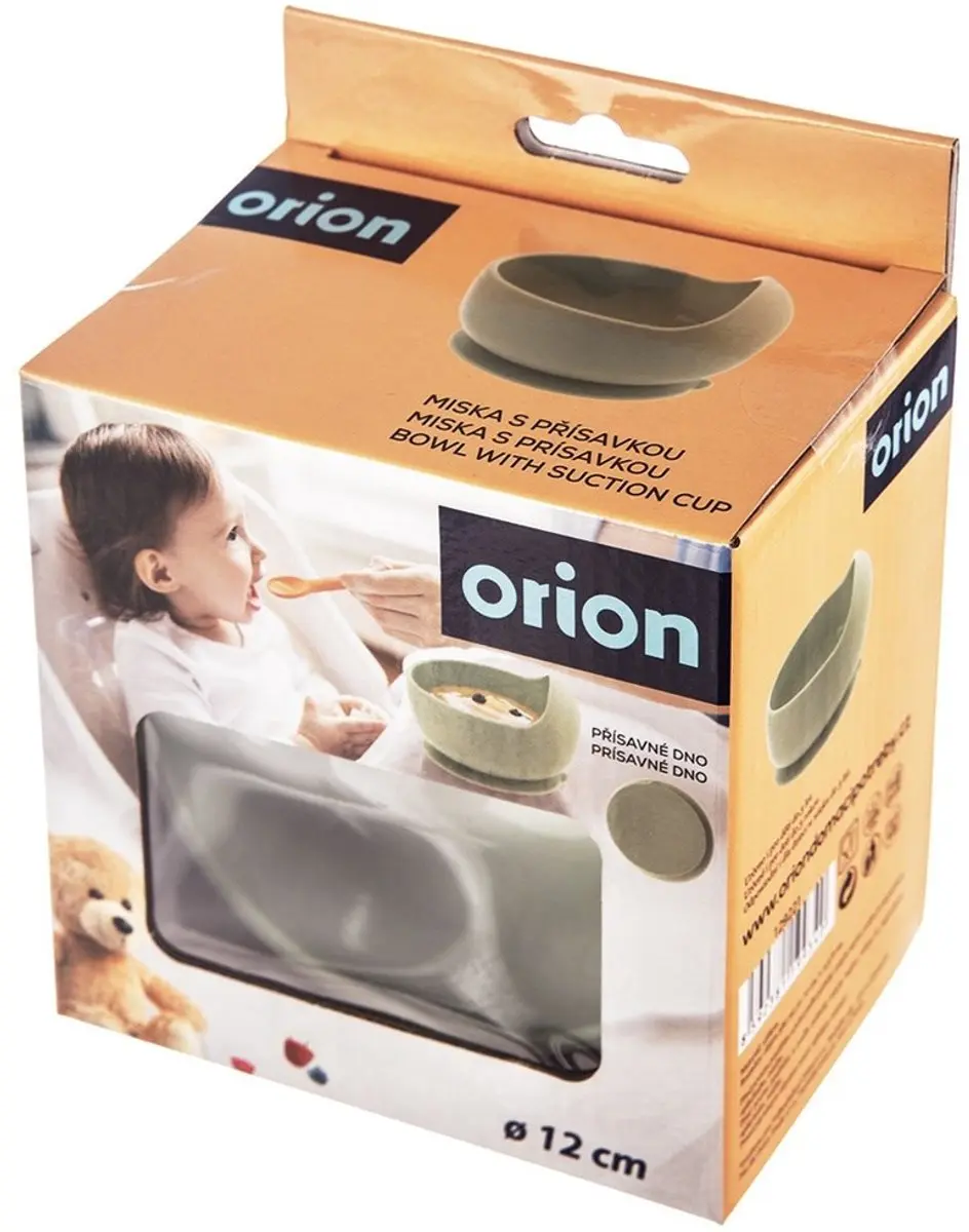 Orion Siliconen Kinderservies Groene Kleur - Met Zuignap