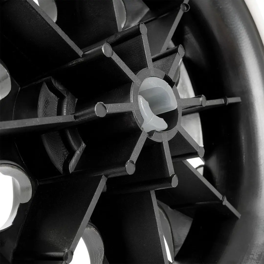 Orion Vervangwielen Winkelwagen 16cm - Zwart