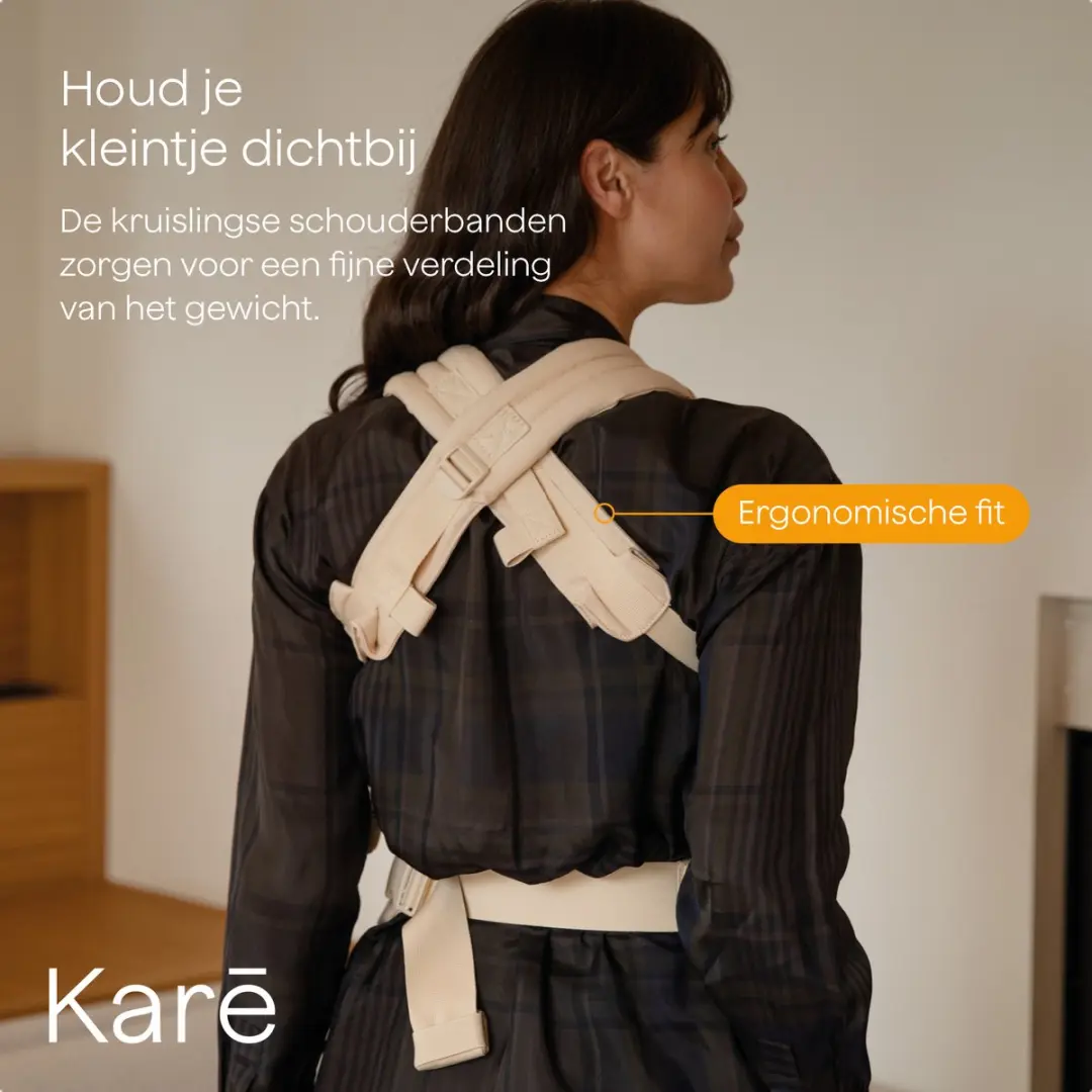 Kare Draagzak Cream - Buikdrager tot 20 kg
