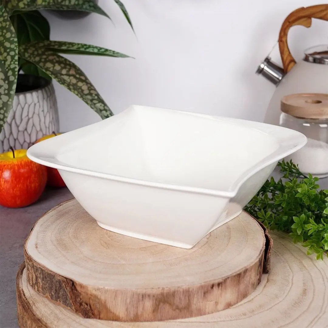 Orion Mona Musica Porseleinen Saladeschaal 21,5cm - 1,3L - Wit