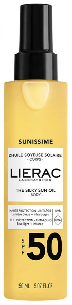 Lierac Sunissime Zijdezachte Zonneolie SPF50 150ml