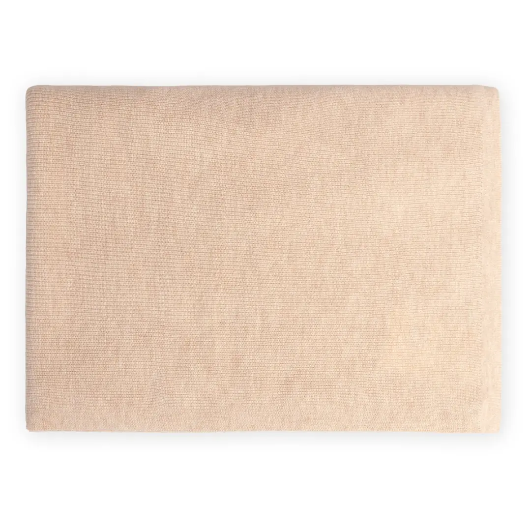 Kare Baby Deken Merino Wol Beige 100x140cm