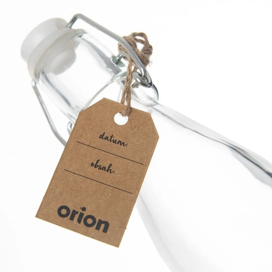 Orion Glazen Fles met Clip 160ml - Transparant - afbeelding 6 van 6