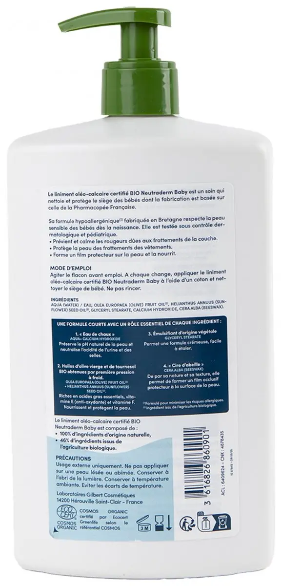 Neutraderm Baby Liniment Oleo-Calcaire 1L