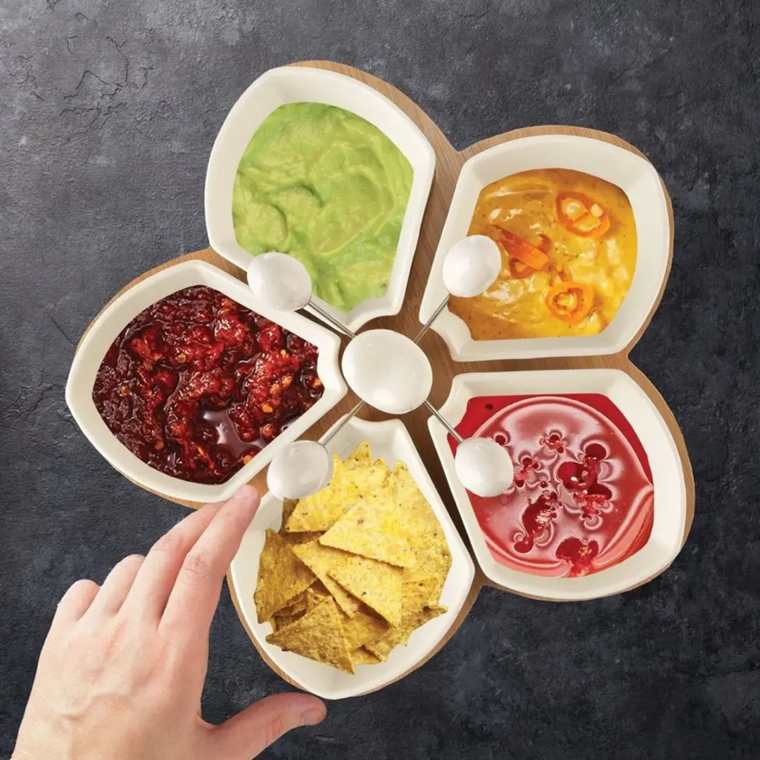 Orion Whiteline Porseleinen Snackschalen 28,5cm - 10 Stuks