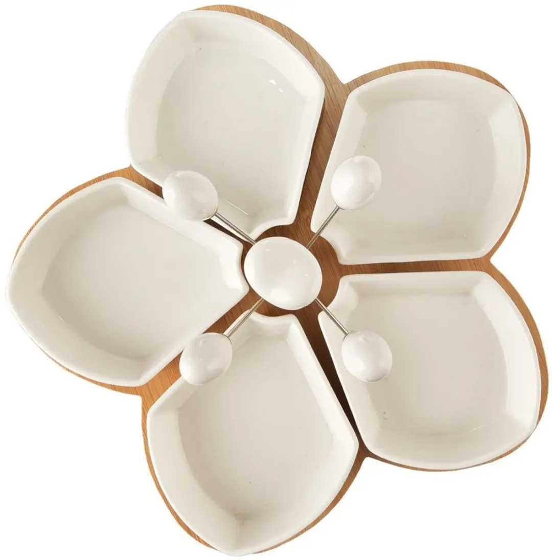 Orion Whiteline Porseleinen Snackschalen 28,5cm - 10 Stuks - afbeelding 6 van 6