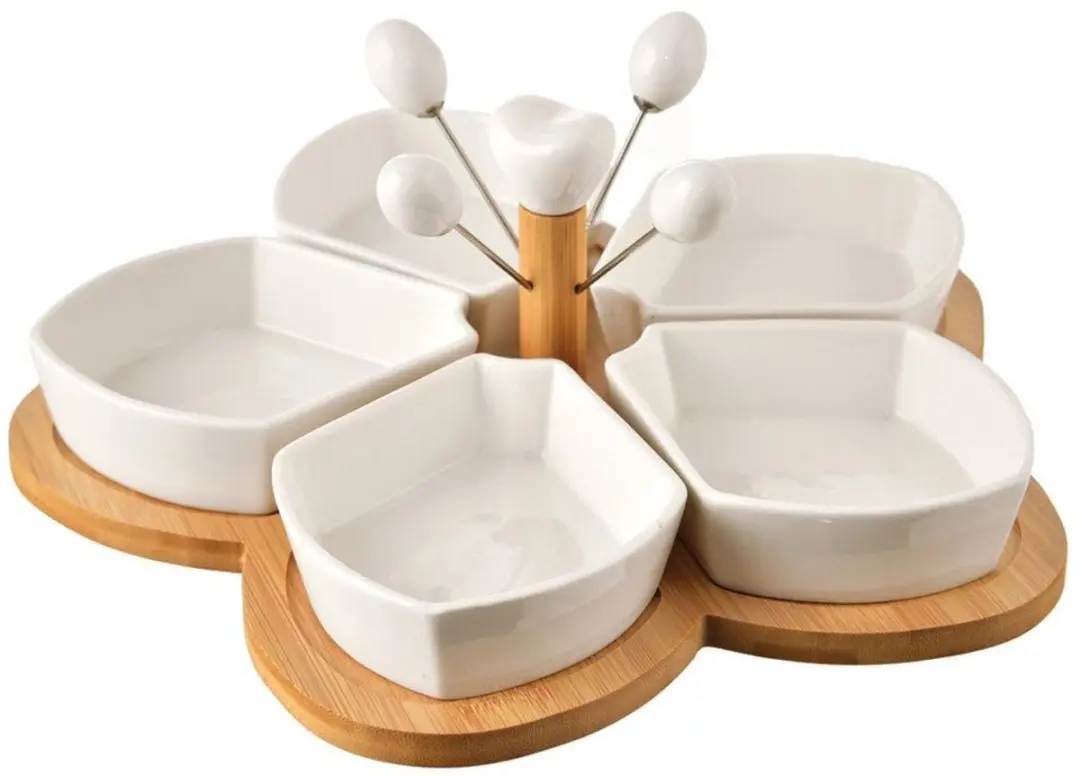 Orion Whiteline Porseleinen Snackschalen 28,5cm - 10 Stuks