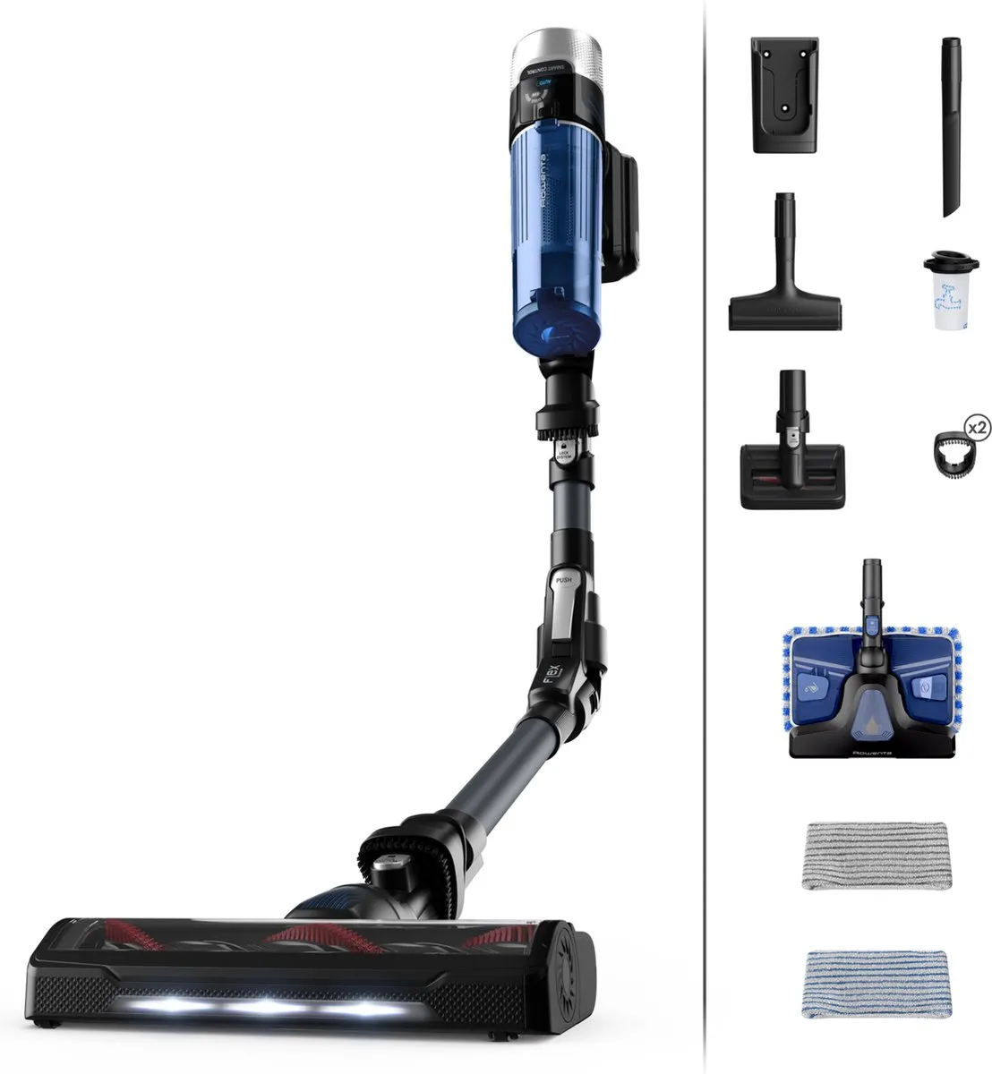 Rowenta X-Force Flex 9.60 RH20C7 Staalstofzuiger