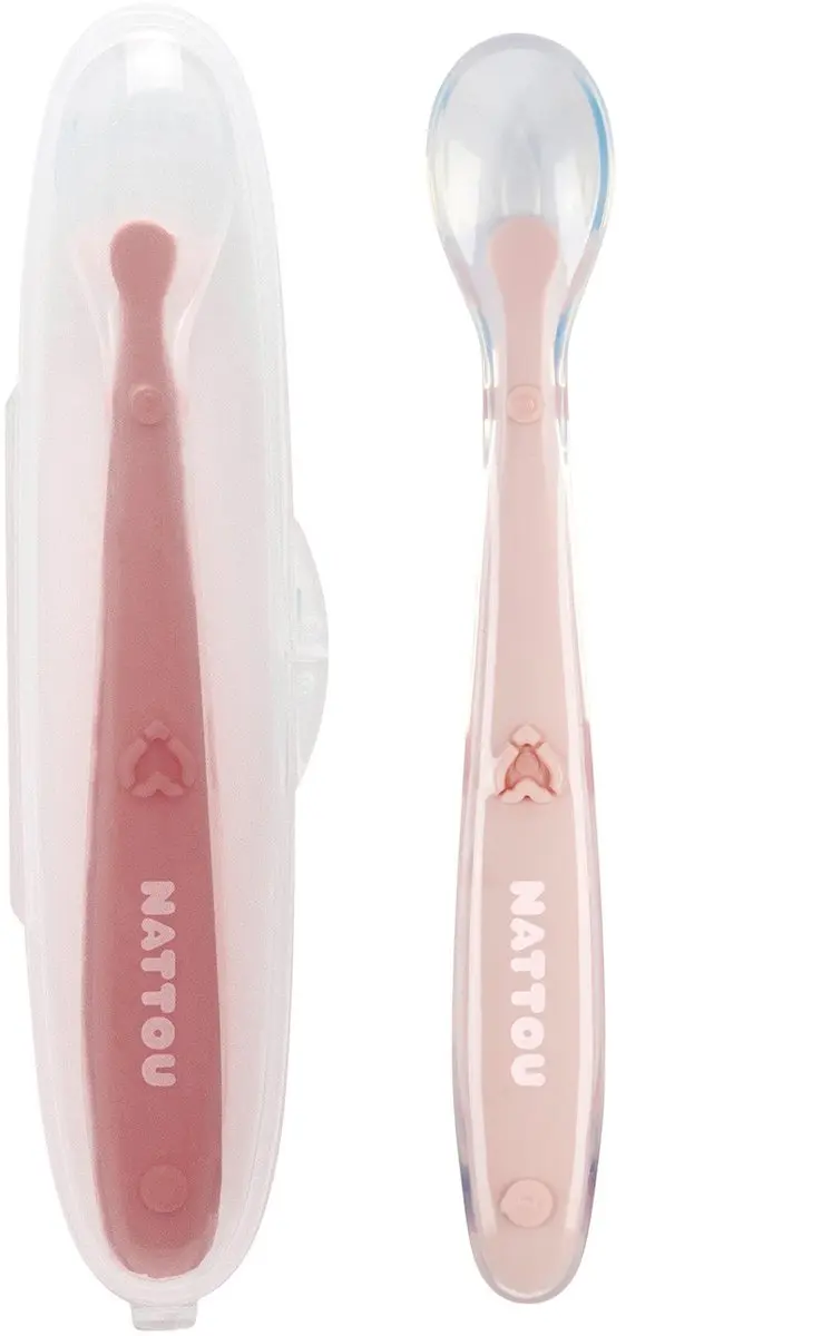 Nattou Mealtime Siliconen Lepels 16cm
