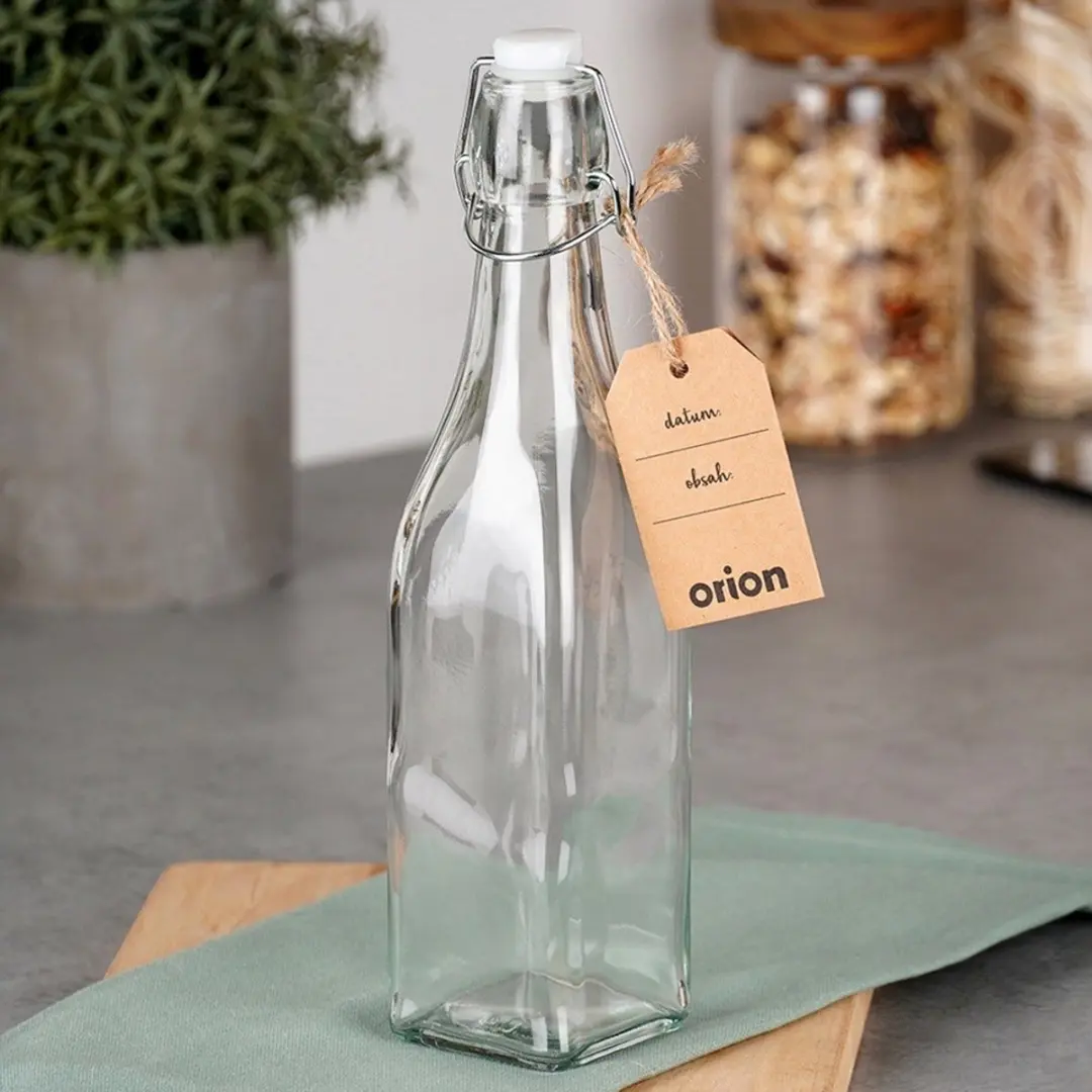 Orion Glazen Fles 530ml - Retro - Transparant