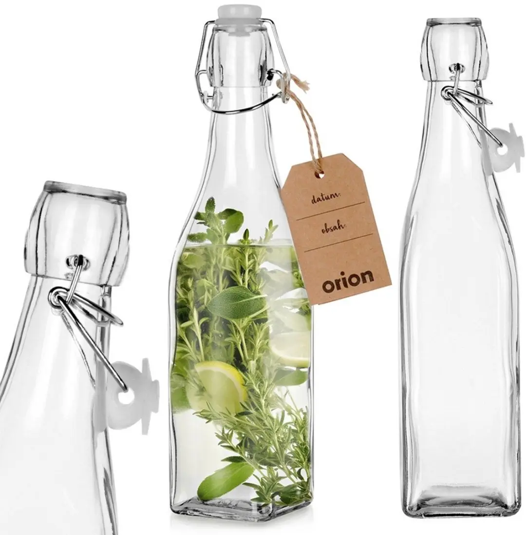 Orion Glazen Fles 530ml - Retro - Transparant