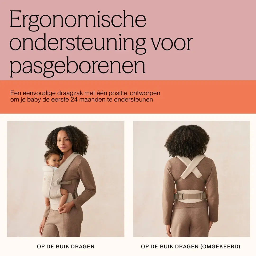 Ergobaby Omni Lite Mesh Draagzak - Onyx Black