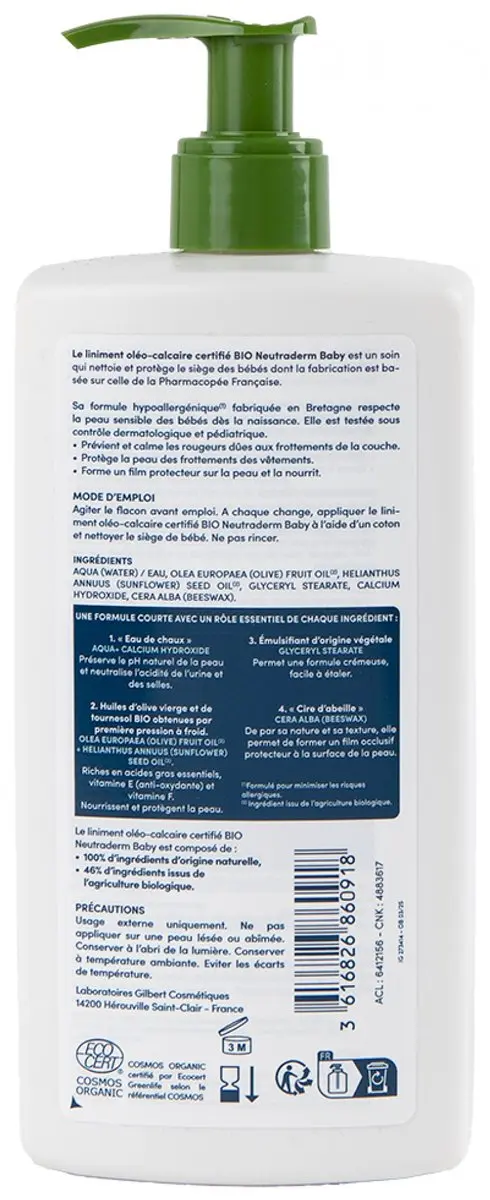 Neutraderm Baby Liniment Oleo-Calcaire 480ml