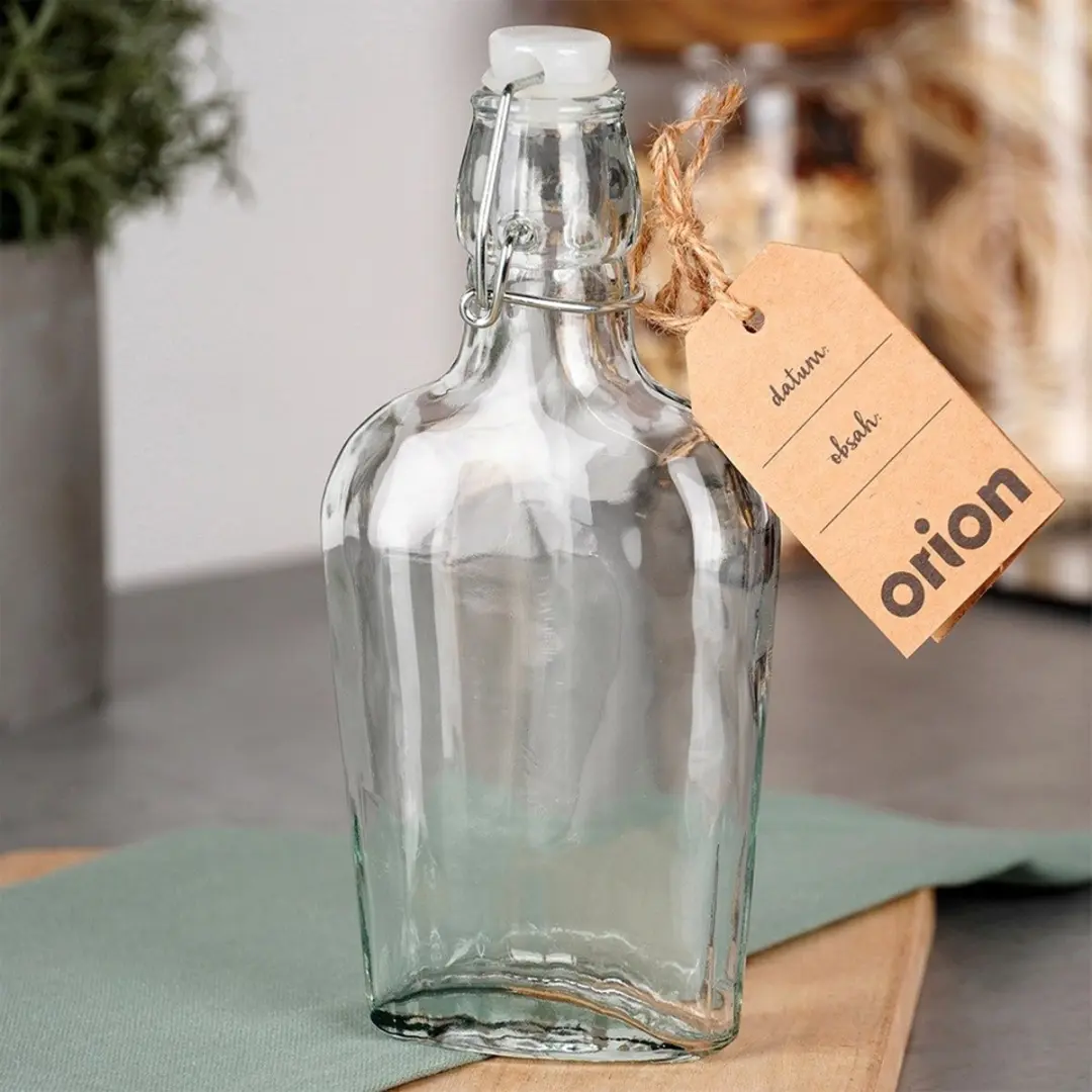 Orion Glazen Fles 180ml - Patentsluiting - Transparant - afbeelding 6 van 6