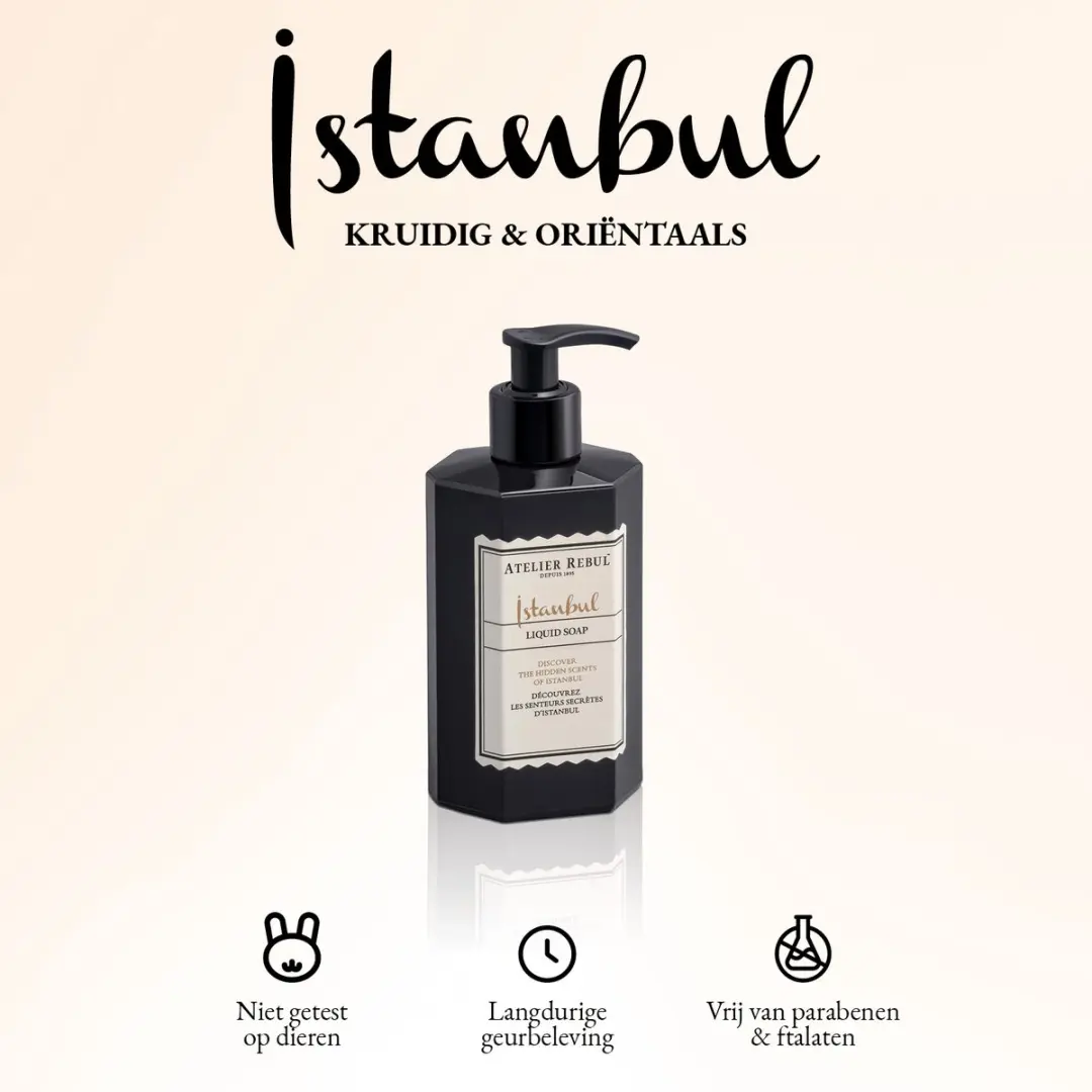 Atelier Rebul Istanbul Handzeep 250ml - Houtige & Kruidige Geur