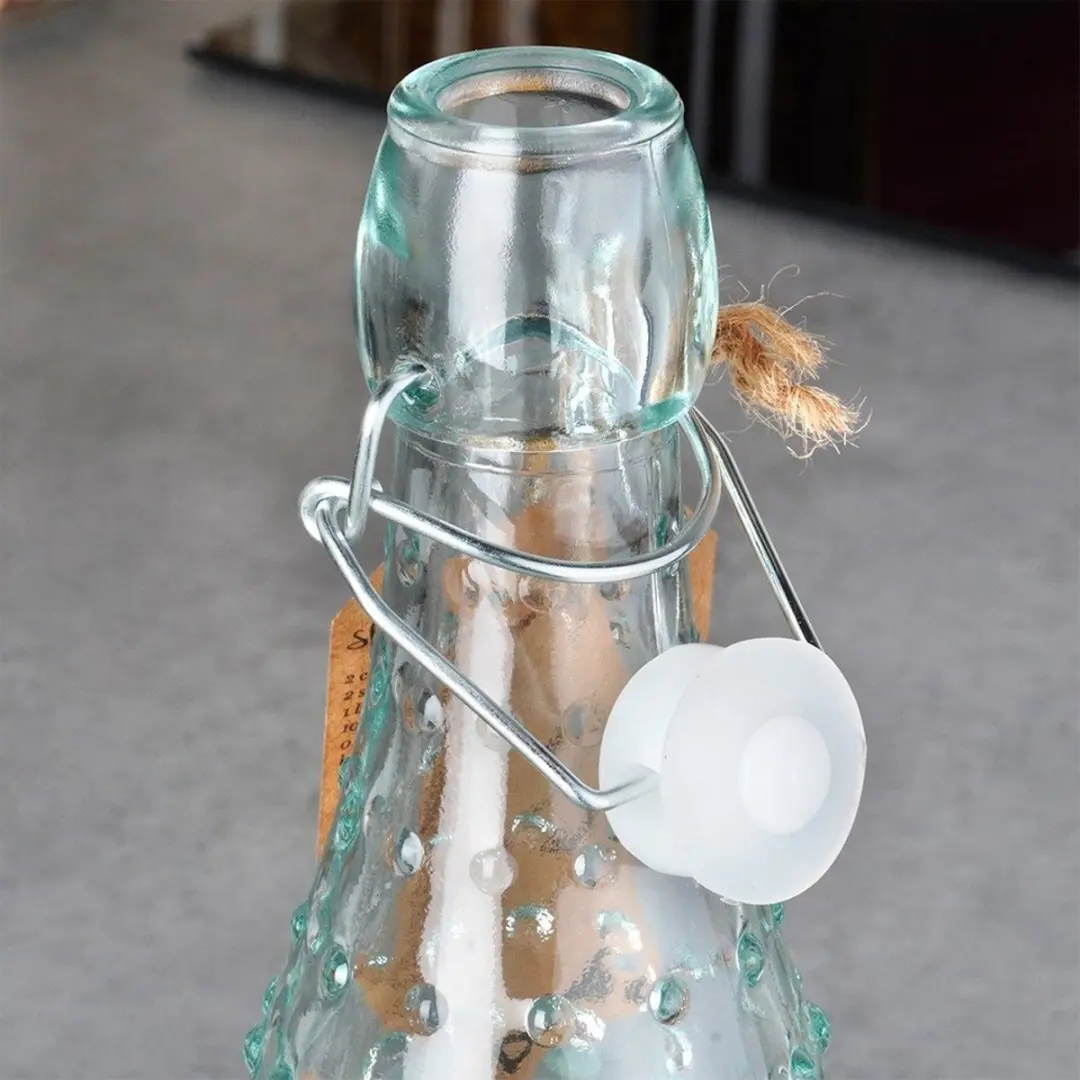 Orion Glazen Fles 500ml - Retro Ontwerp - Transparant