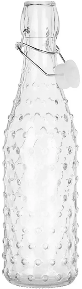 Orion Glazen Fles 500ml - Retro Ontwerp - Transparant