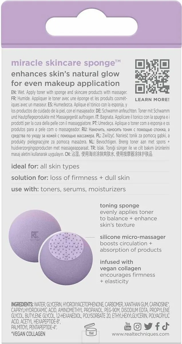 Real Techniques Exfoliërende Gezichtsspons 4223