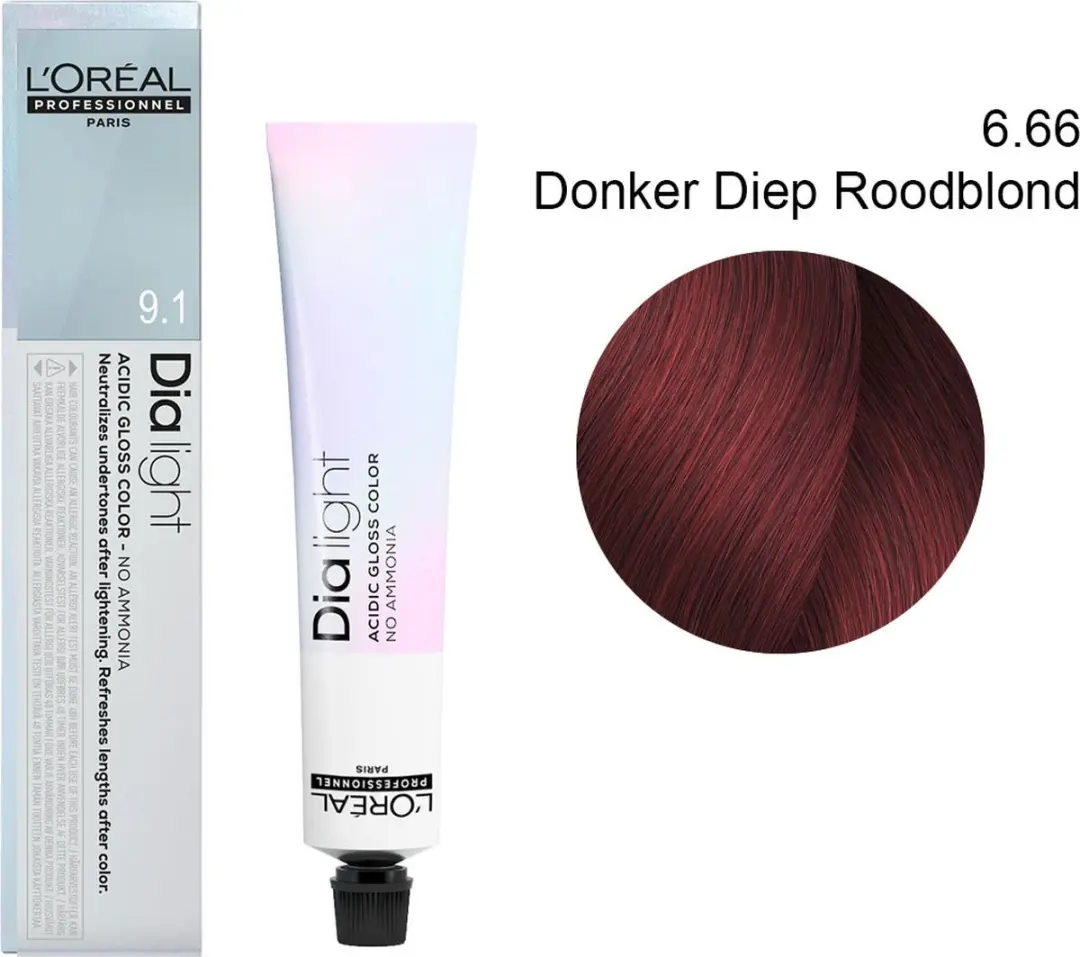 L'Oréal Professionnel Dia Light Haarverf 6.66 - 50ml