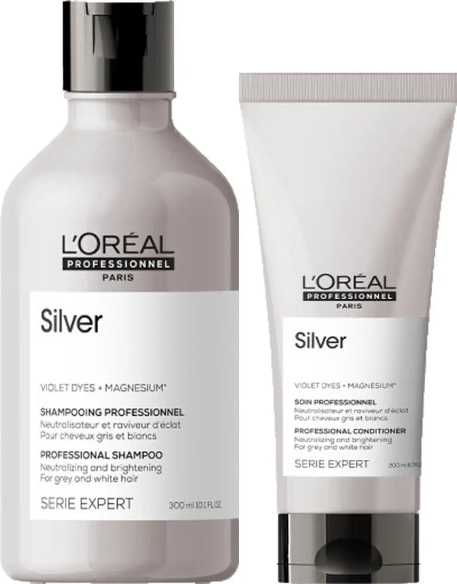 L'Oréal Paris Silver Shampoo & Conditioner 500ml