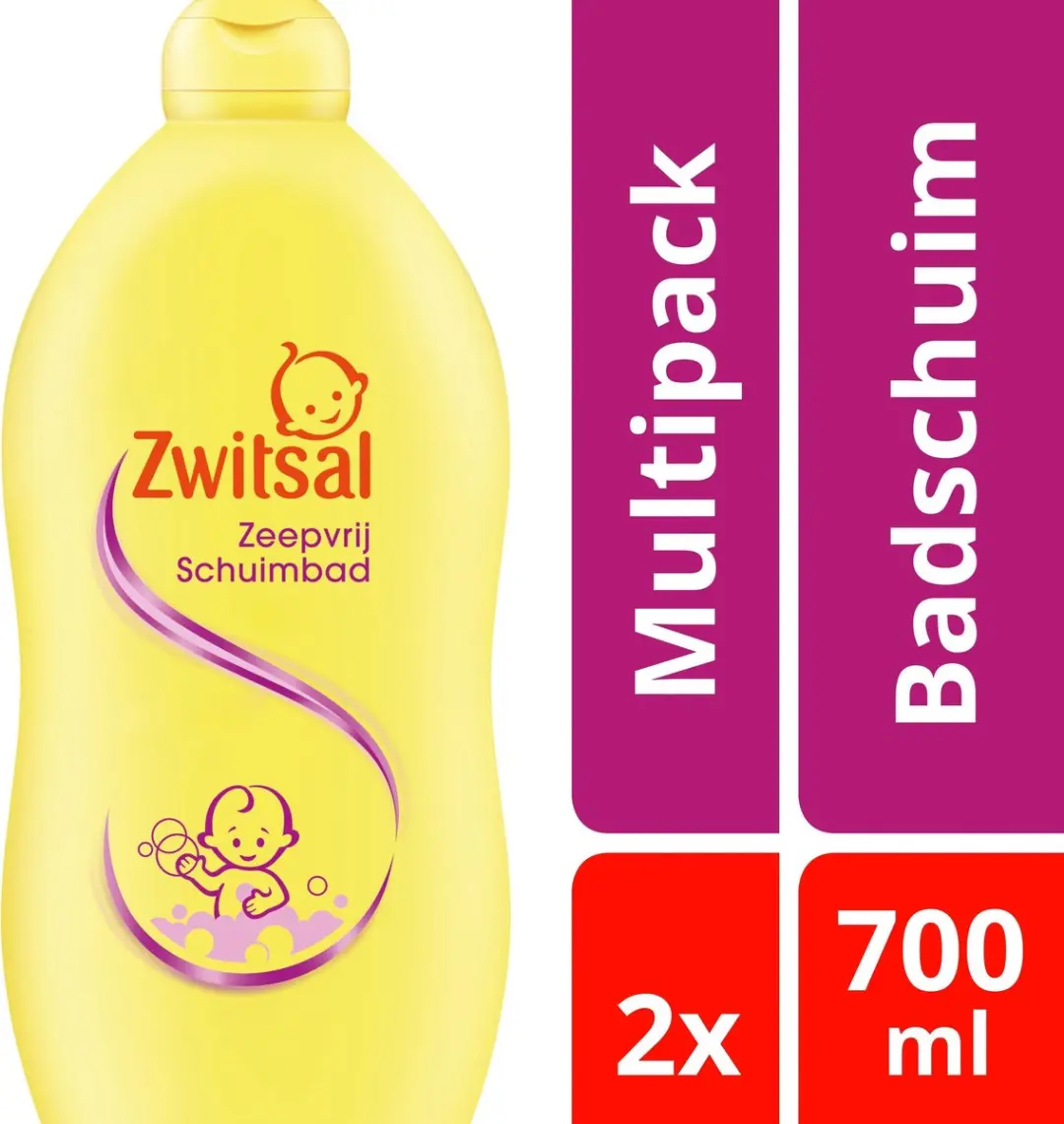 Zwitsal Baby Zeepvrij Badschuim 700ml