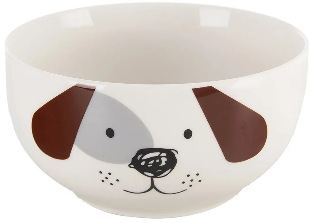 Orion Kinderservies Porseleinen Beker en Kom - Poes Motief - 2-delig