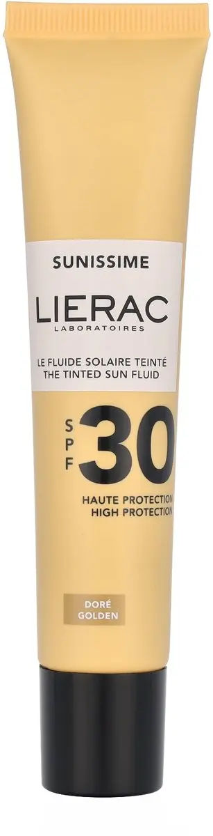 Lierac Sunissime Le Fluide Solaire Tinté Visage SPF30 40ml - Gouden