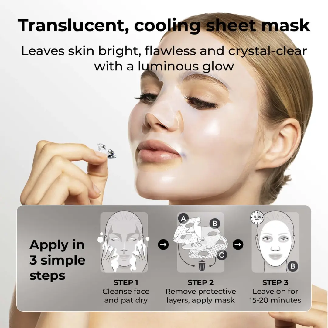 Starskin VIP The Diamond Gezichtsmasker - 70g - Silver