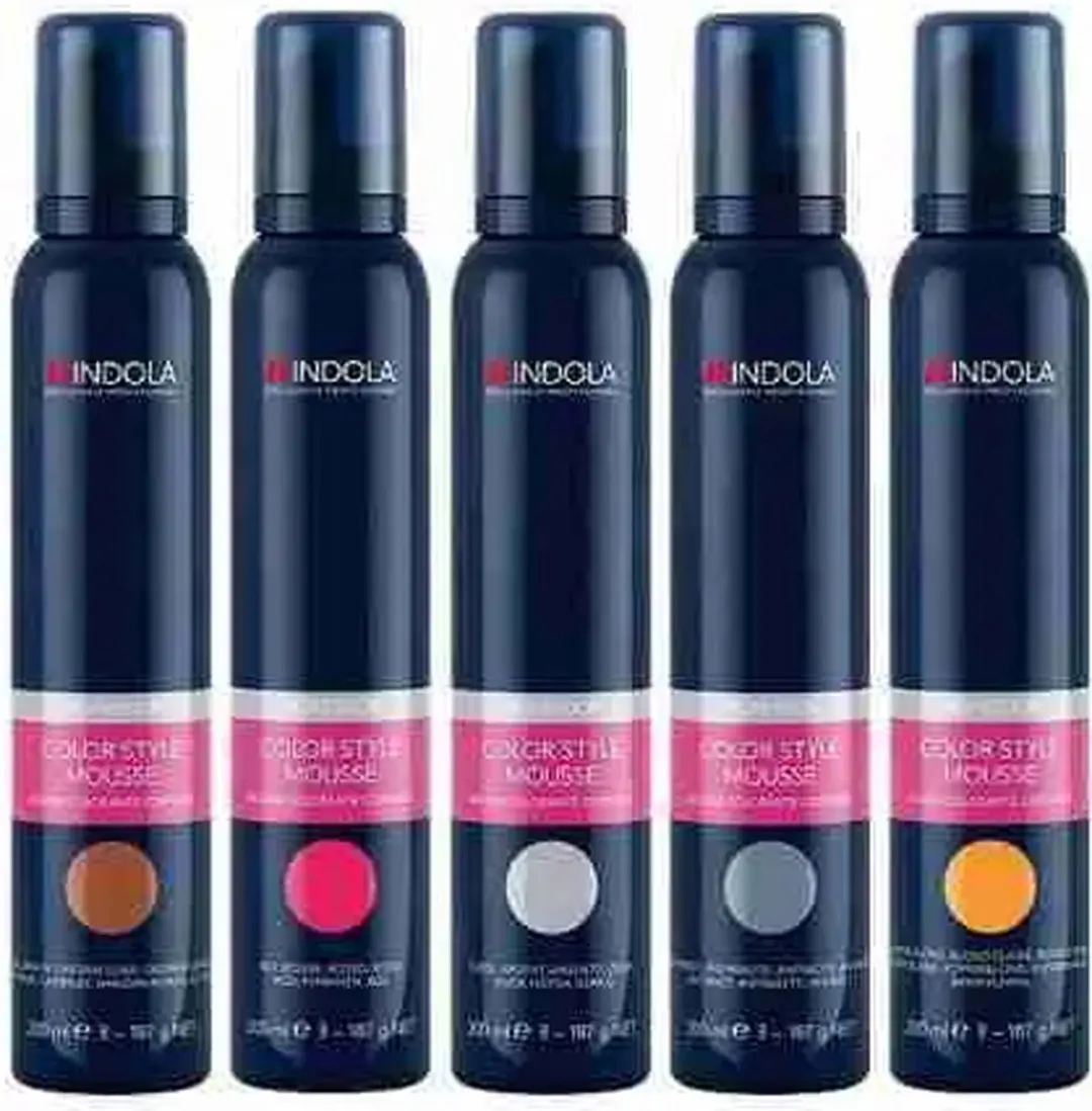 Indola Color Style Mousse Midden Bruin 200ml