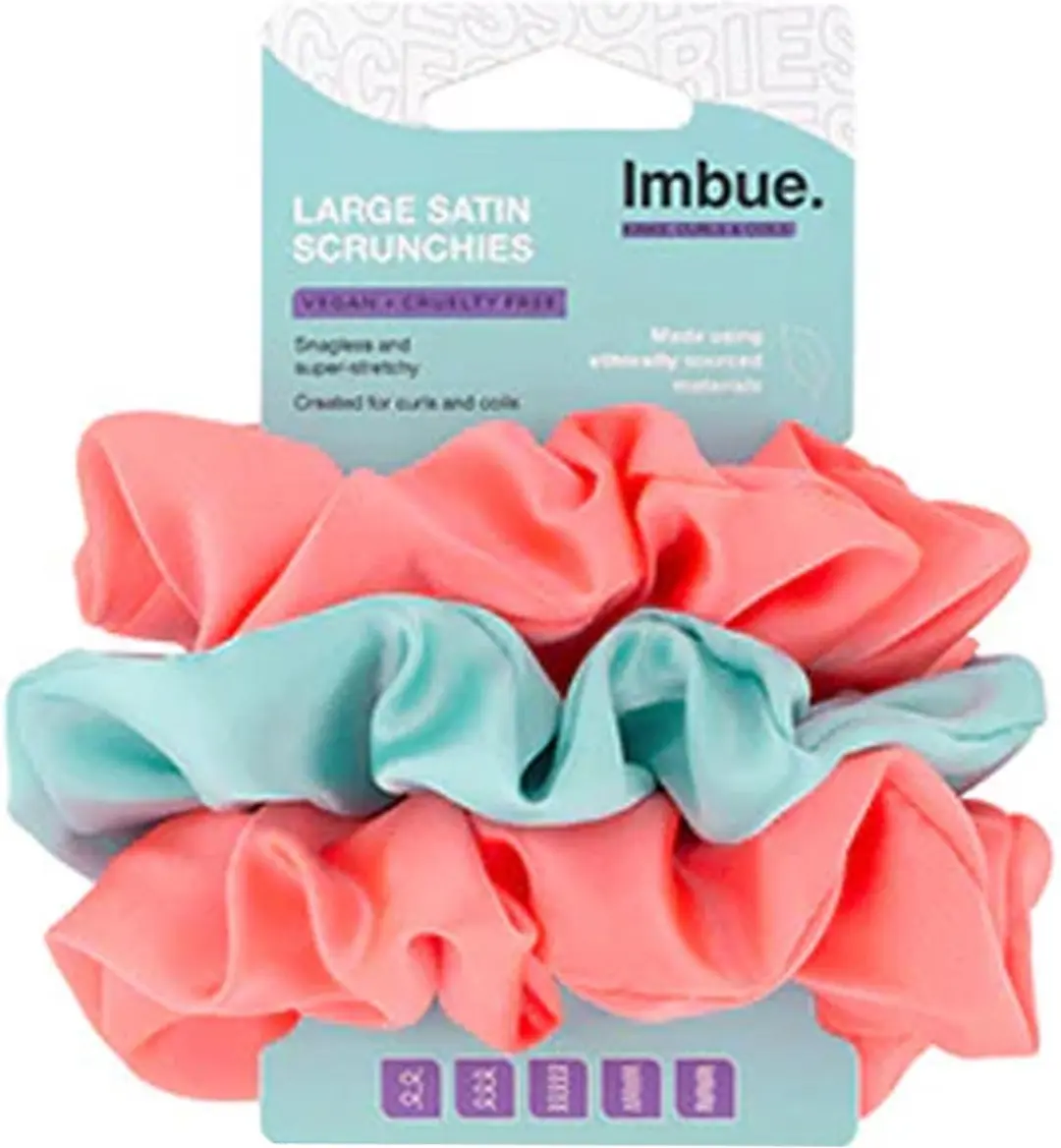 Imbue Large Satin Scrunchies