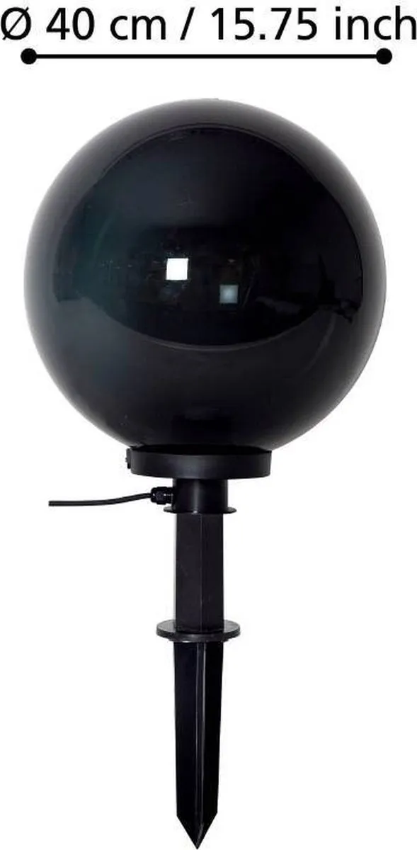 Eglo Monterollo Prikspot 40cm - Zwart - afbeelding 6 van 6