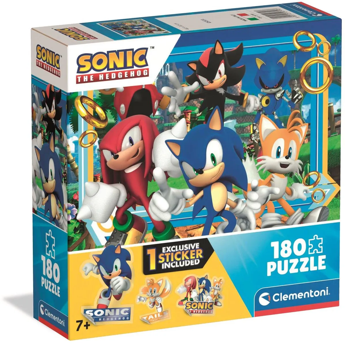 Clementoni Sonic Kinderpuzzel 180 Stukjes
