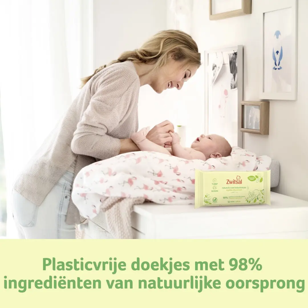 Zwitsal Nature & Care Billendoekjes - 1248 Stuks (2x624)