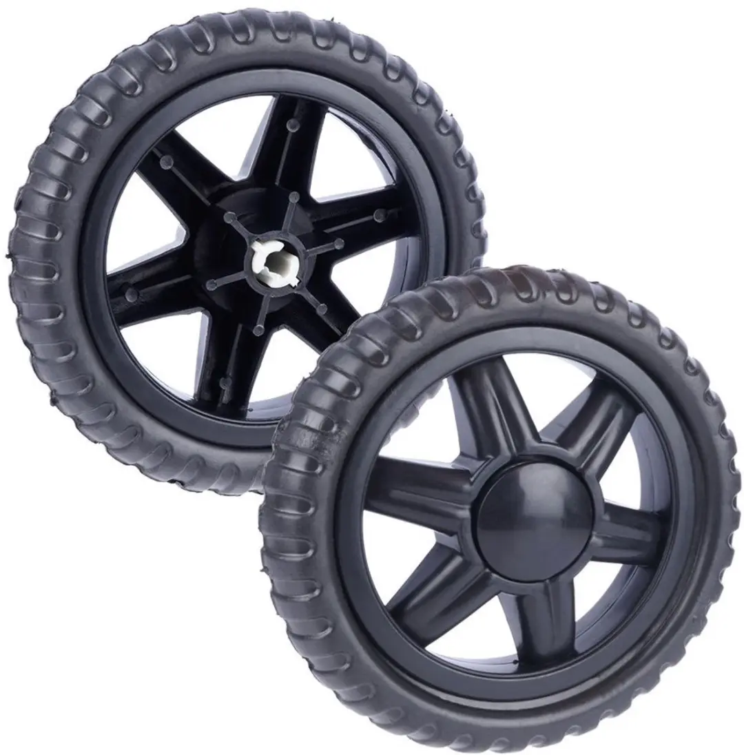 Orion Reserve Wielen Boodschappentrolley - Set van 2 - Ø13cm - Wit