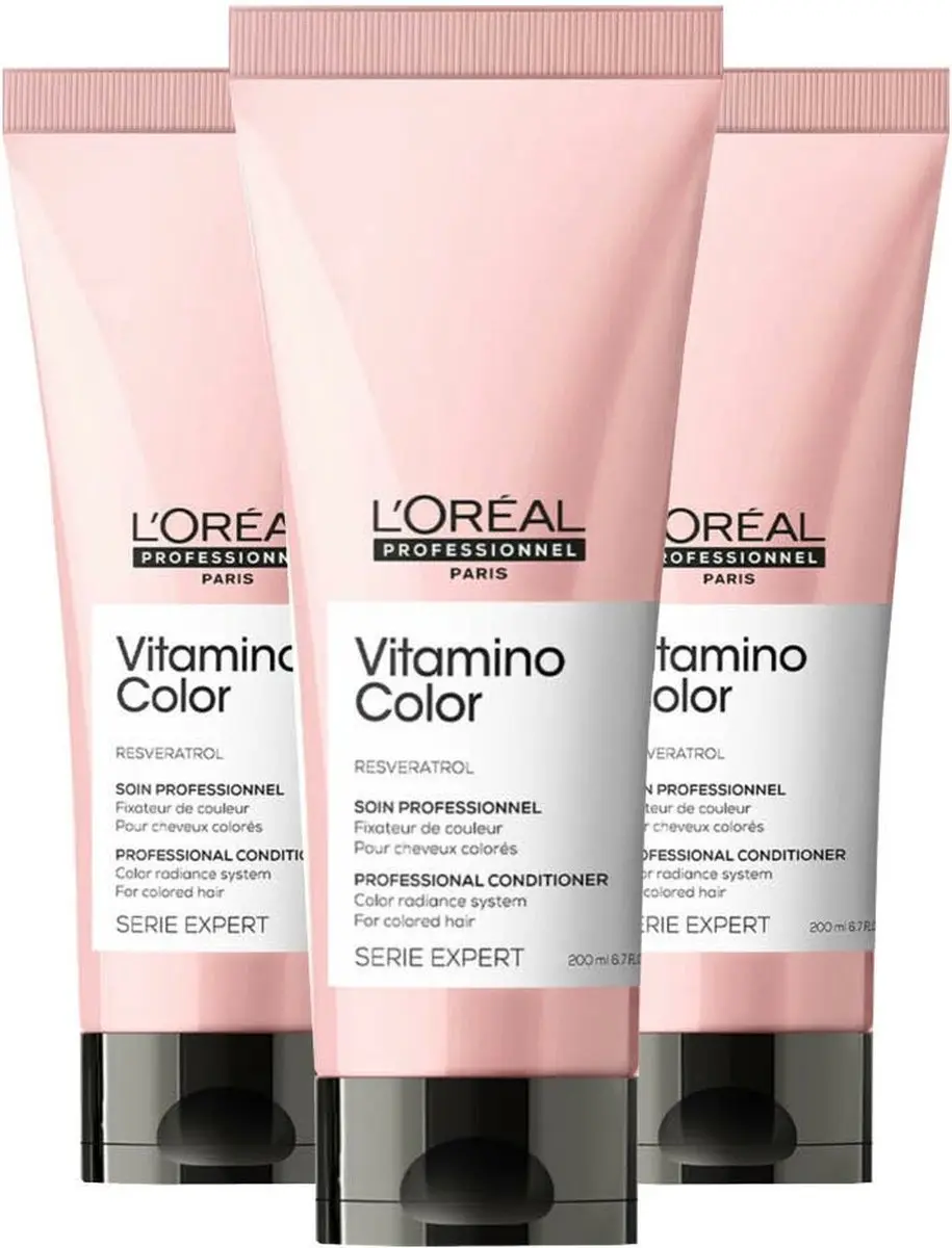L'Oréal Professionnel Vitamino Color Conditioner 200ml - 3 Stuks