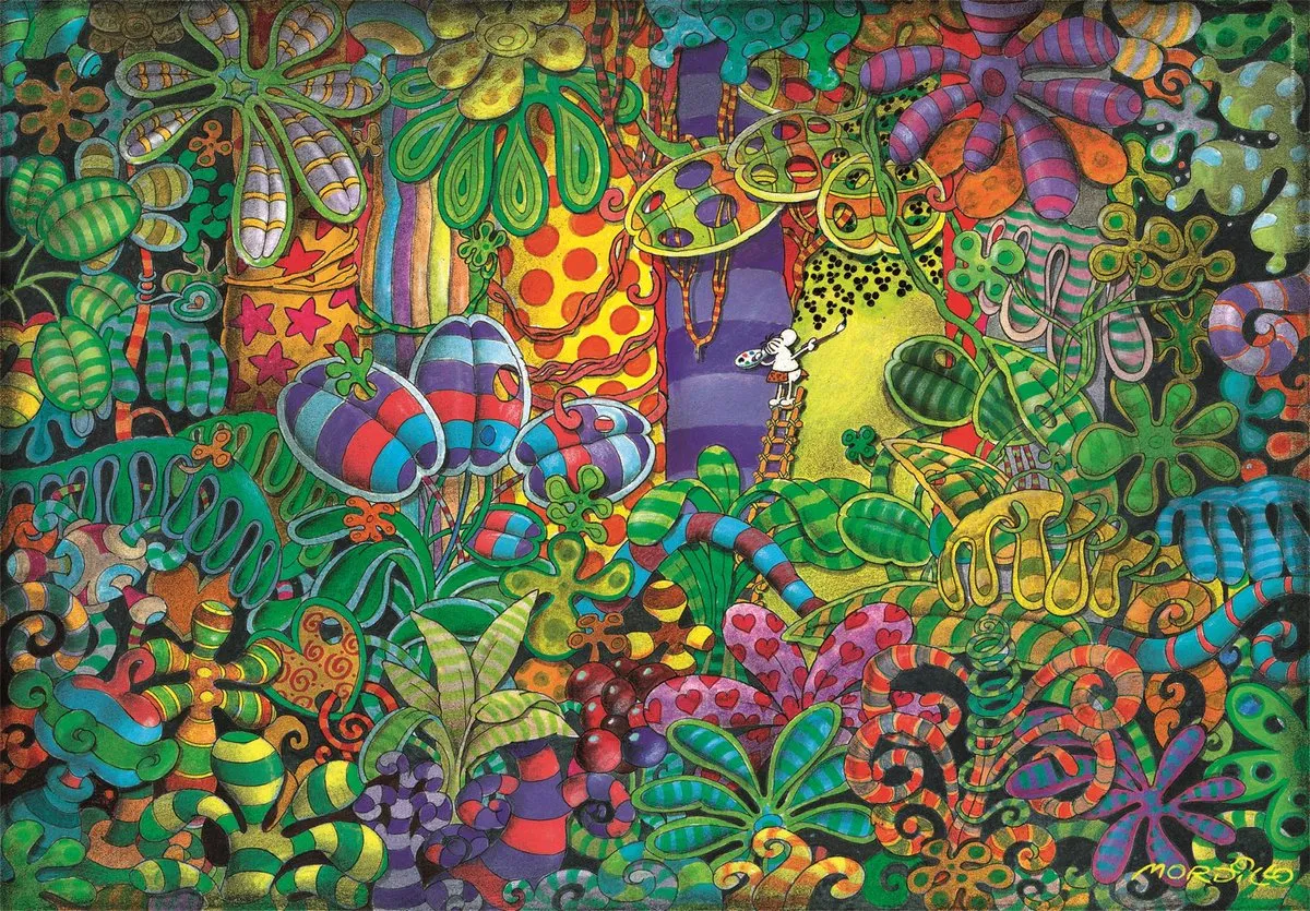 Clementoni Mordillo The Painter Puzzel 1500 Stuks - Multikleur