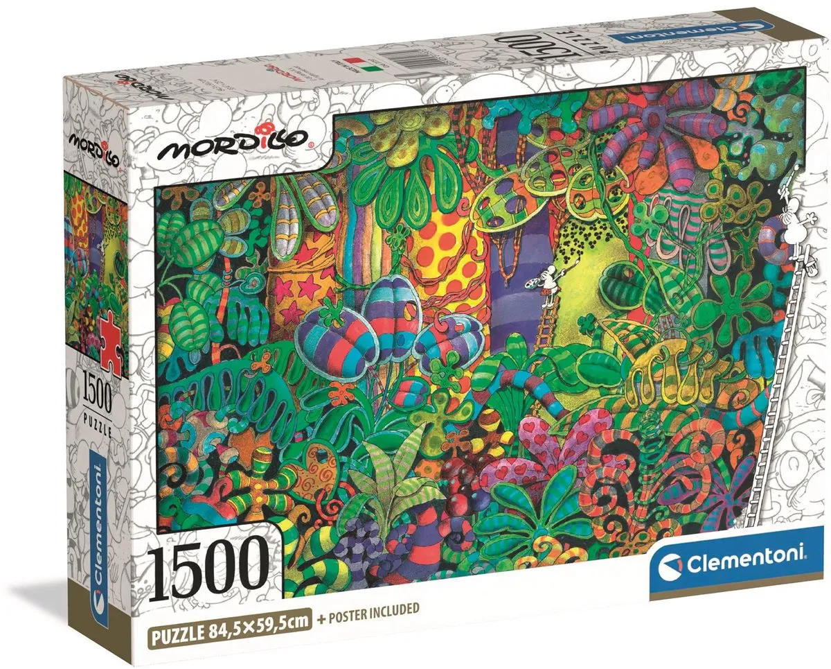 Clementoni Mordillo The Painter Puzzel 1500 Stuks