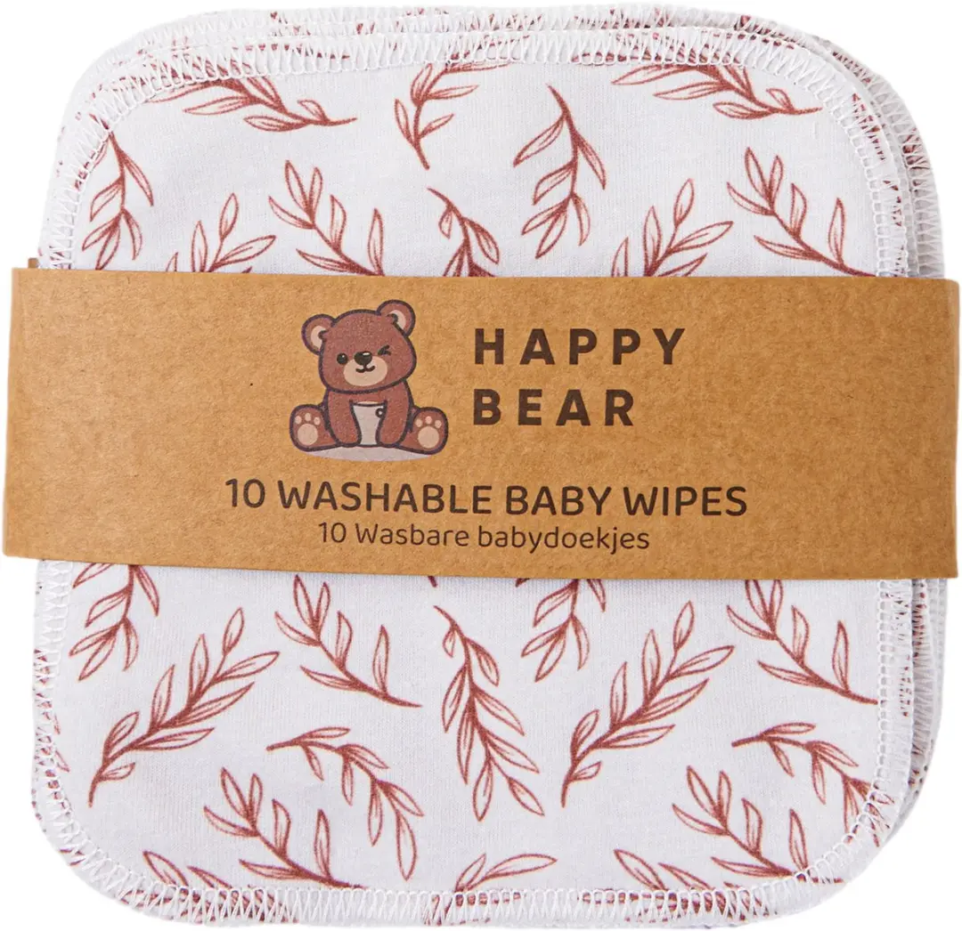 HappyBear Twiggy Bamboe Billendoekjes 10x10 Stuks