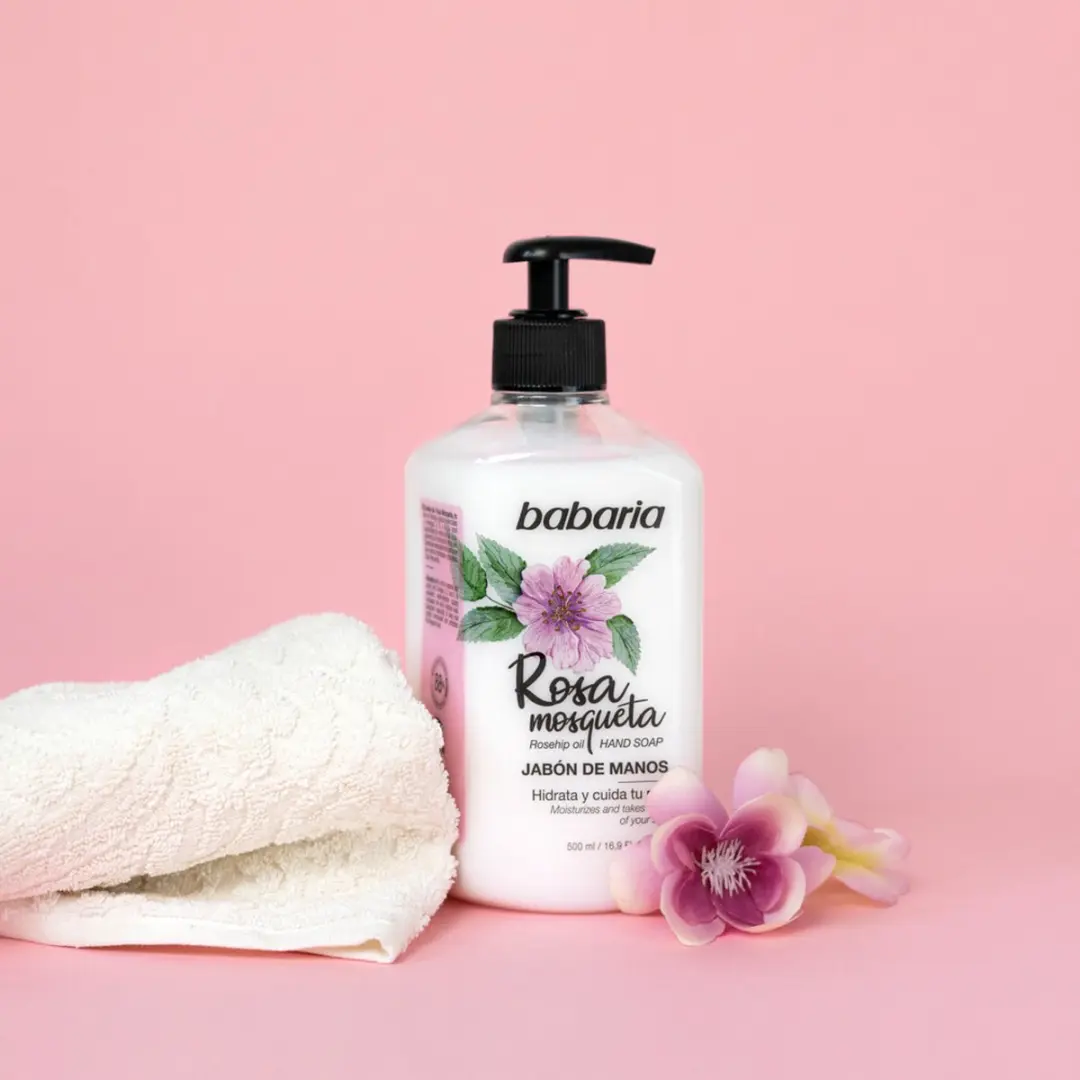 Babaria Handzeep Rozenbottel Rosa Mosqueta 500ml