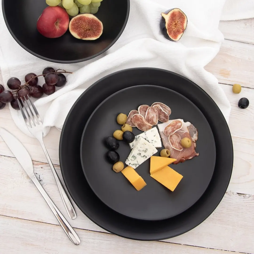 Orion Keramisch Bord 27cm - Zwart